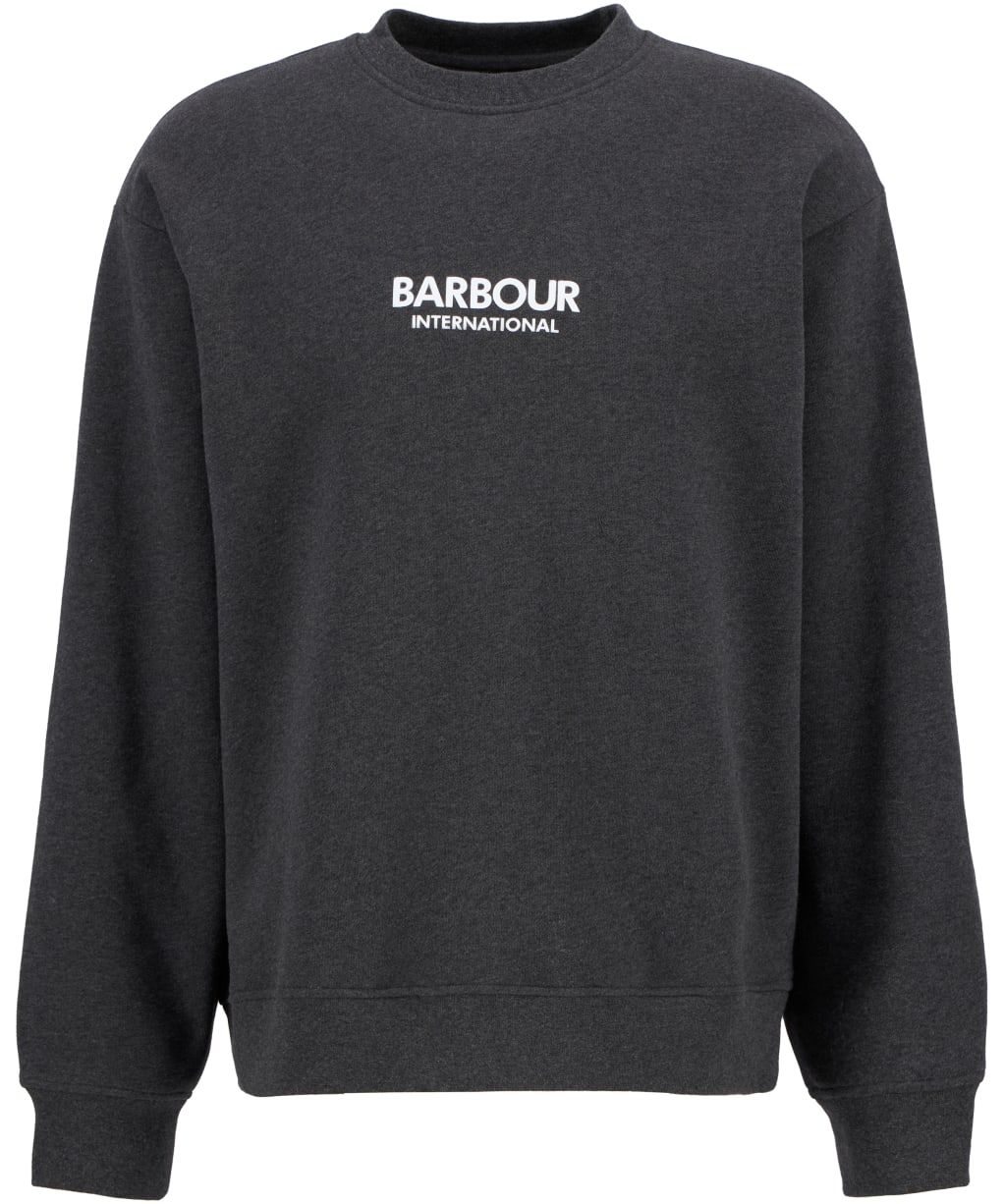 Men's Barbour International Formula Oversized Crew Sweatshirt - Oyster Grey