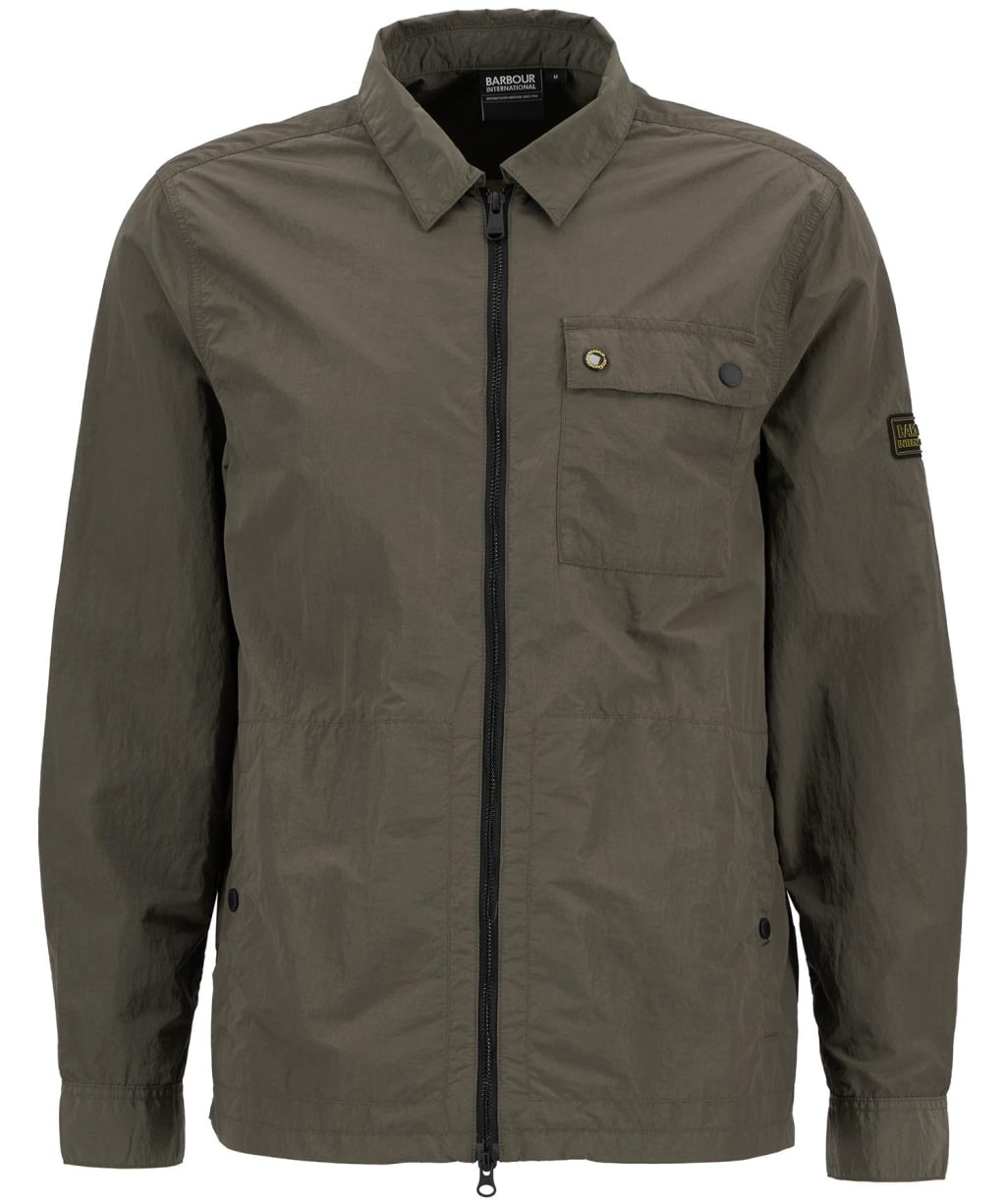 Men's Barbour International Inline Overshirt - Major Brown