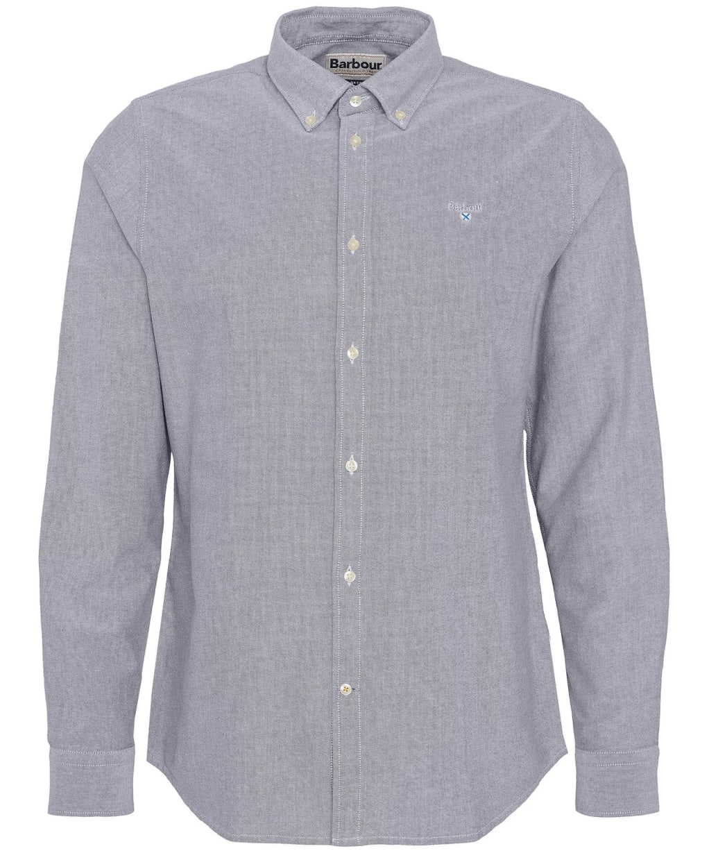 Men's Barbour Oxtown Tailored Shirt - Bitter Chocolate