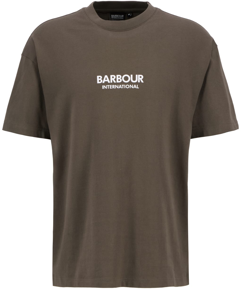 Men's Barbour International Os Formula T-Shirt - Major Brown