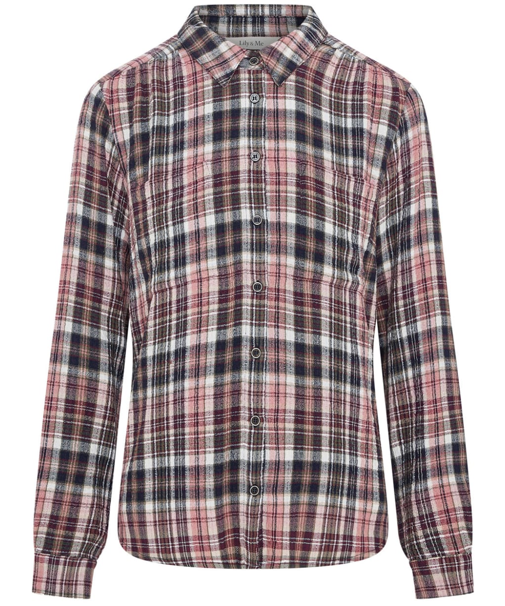 Women's Lily & Me Willow Check Shirt - Mulberry