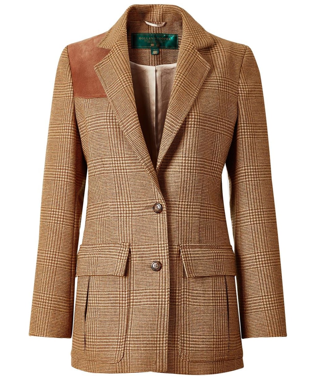 Women’s Holland Cooper Single Breasted Field Blazer - Tawny
