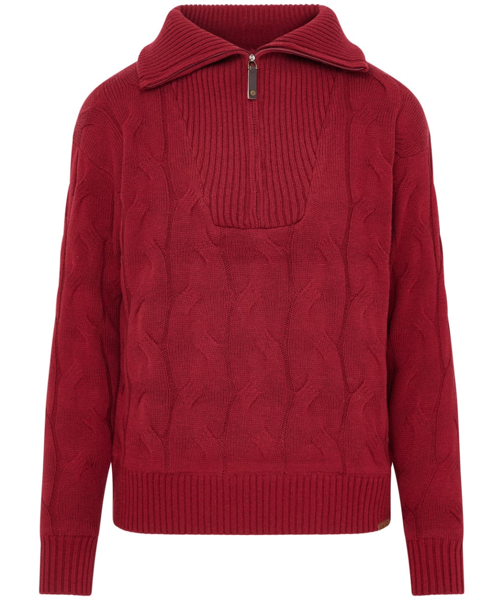Women's Ariat Alamere Windproof Wool 1/2 Zip Sweater - Rubaiyat