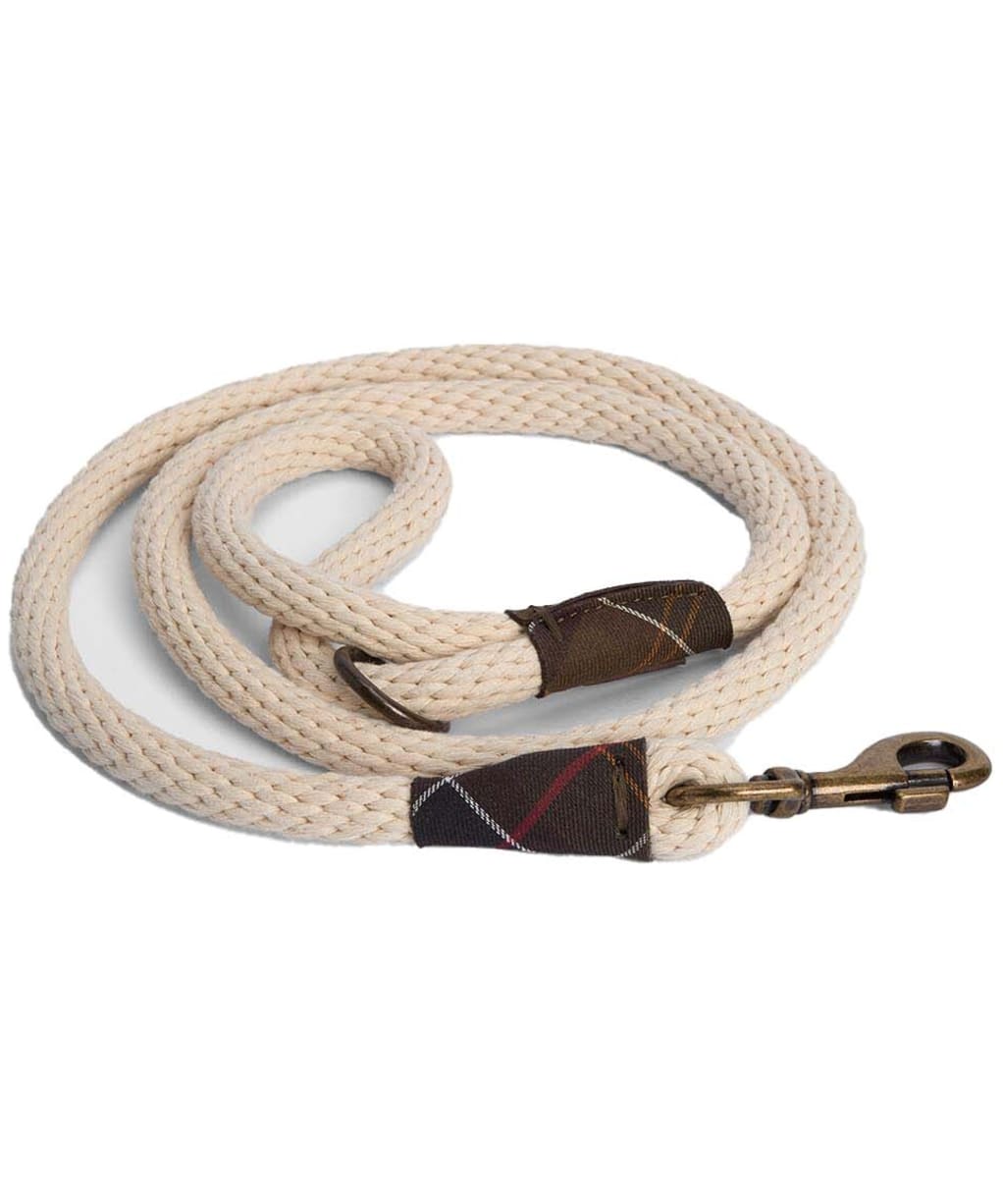 Barbour Cotton Rope Dog Lead - Natural / Classic