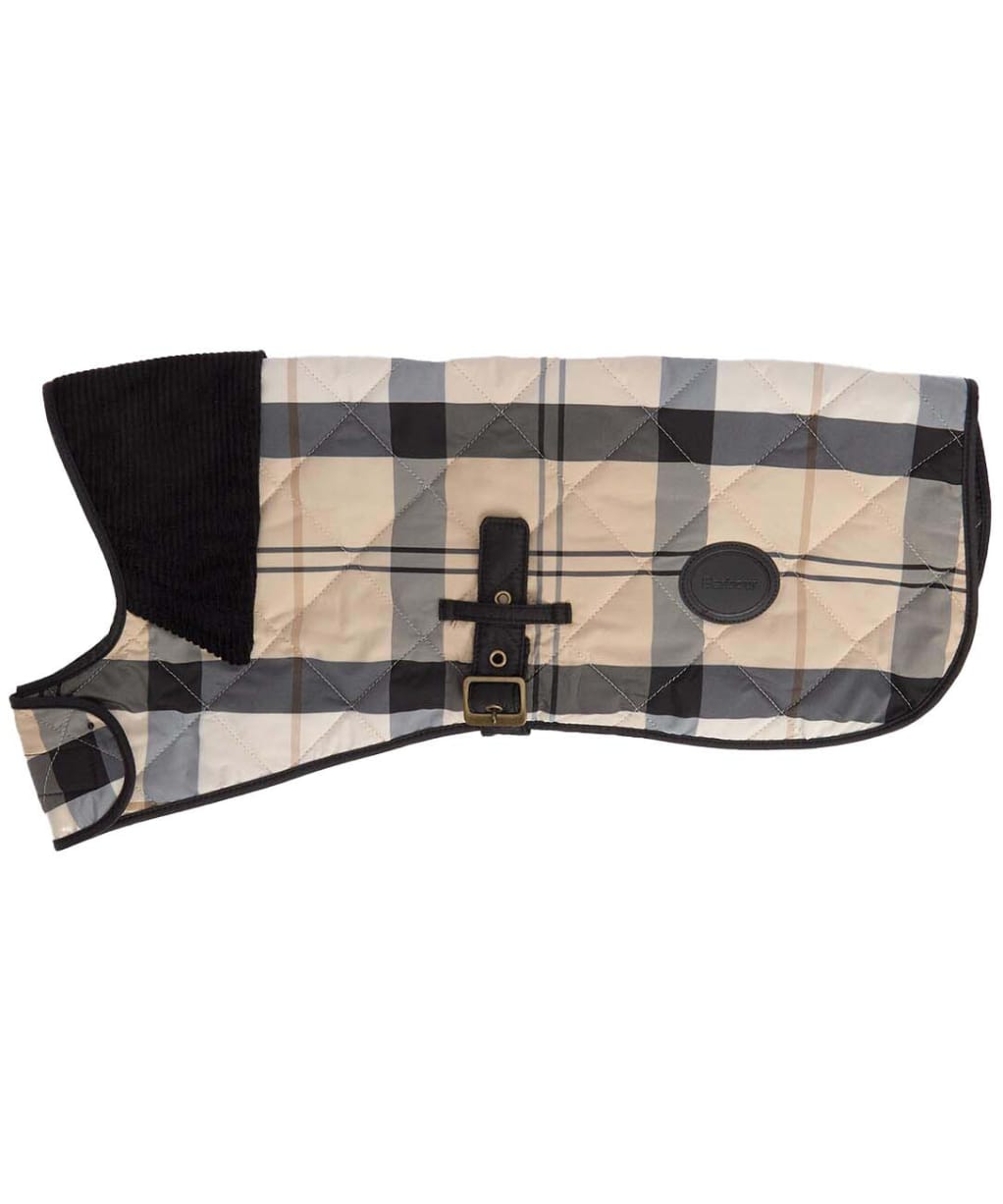 Barbour Quilted Tartan Dog Coat - Safari Tartan