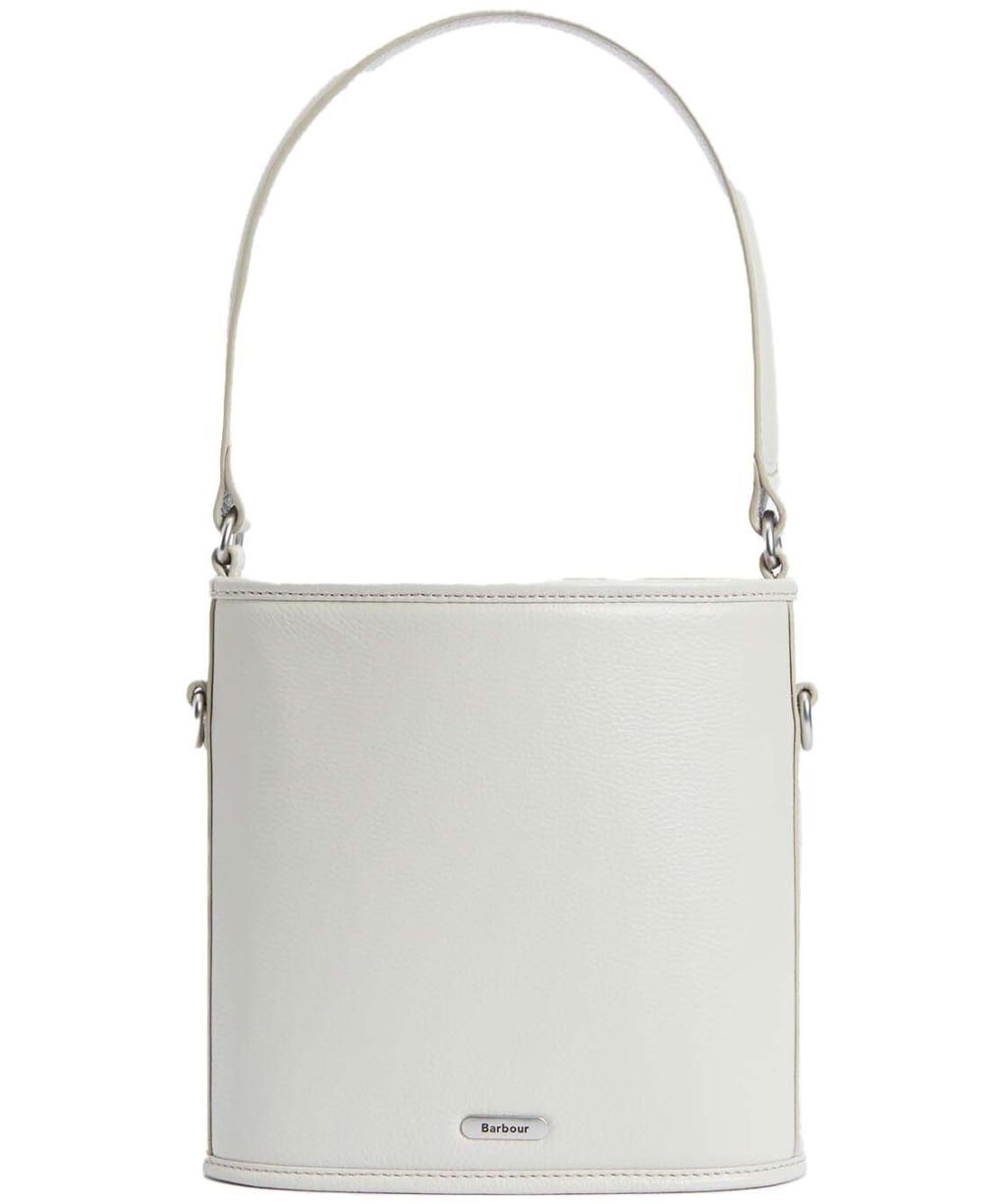 Women's Barbour Laire Leather Bucket Bag - Light Sand