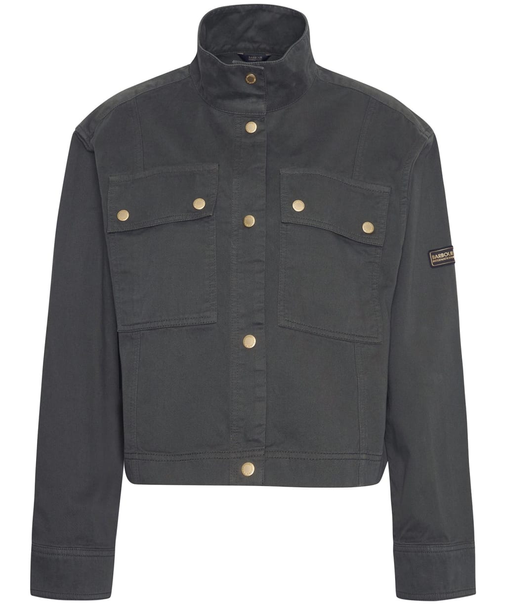 Women's Barbour International Sierra Cotton Casual Jacket - Envy Green