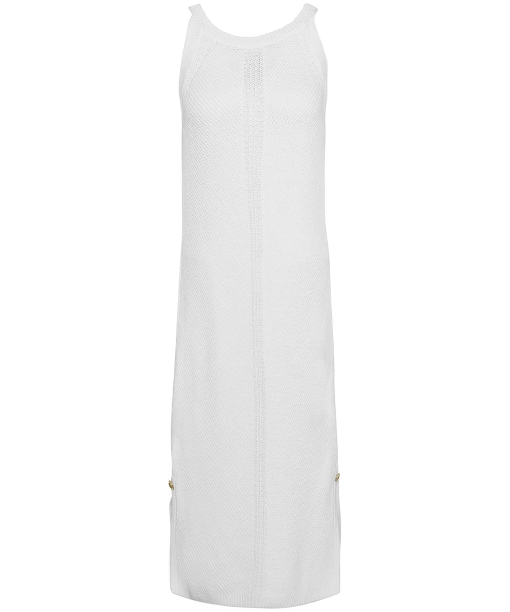 Women's Barbour International Dakota Knitted Midi Dress - Neutral
