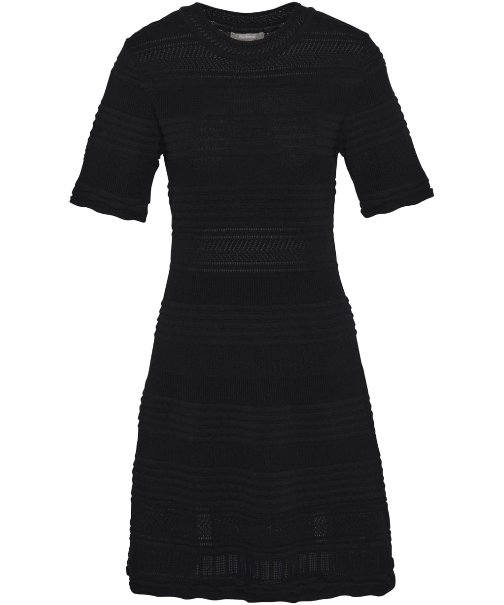 Women's Barbour Mia Knitted Mini Dress - Black