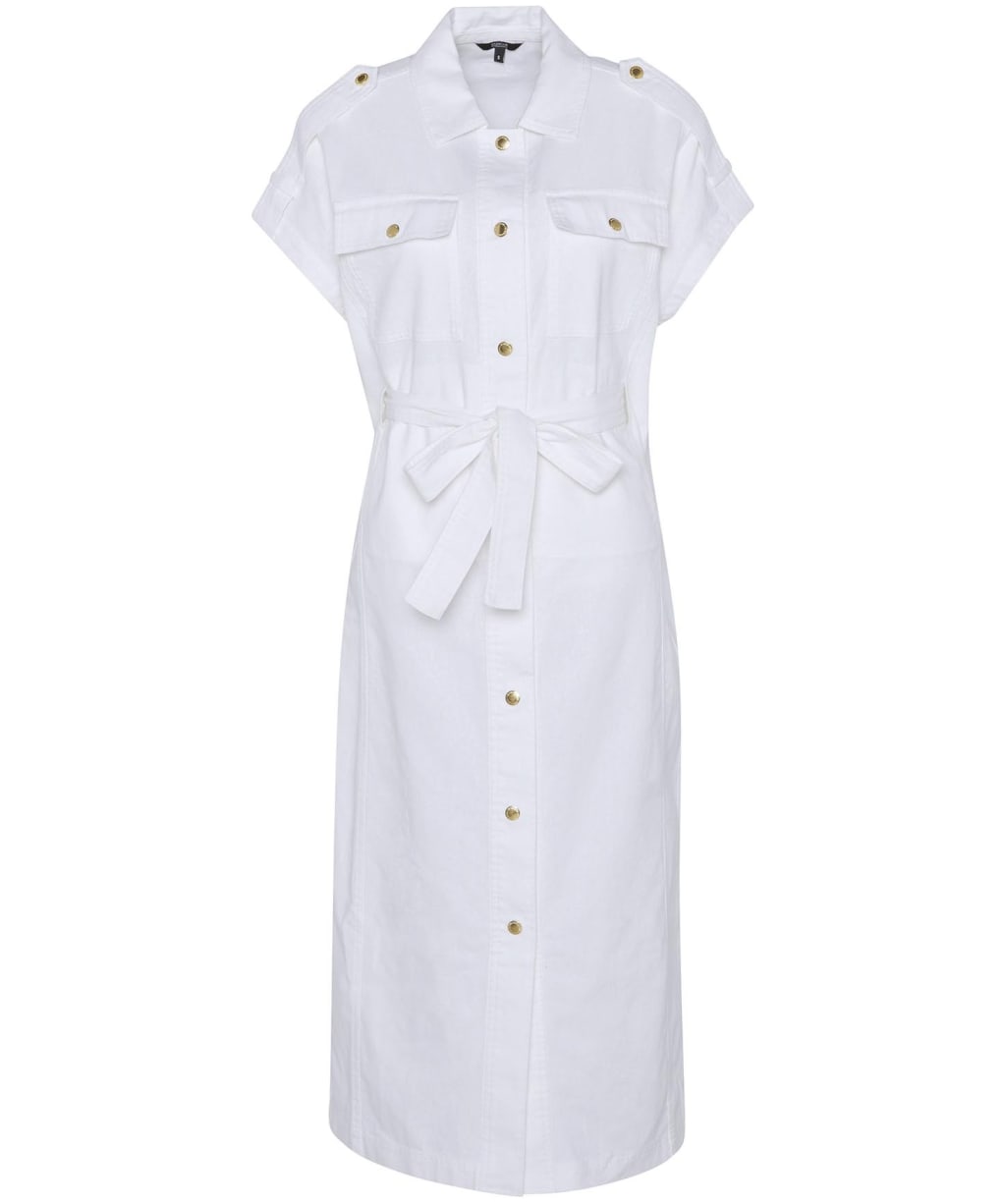 Women's Barbour International Harlow Midi Dress - White