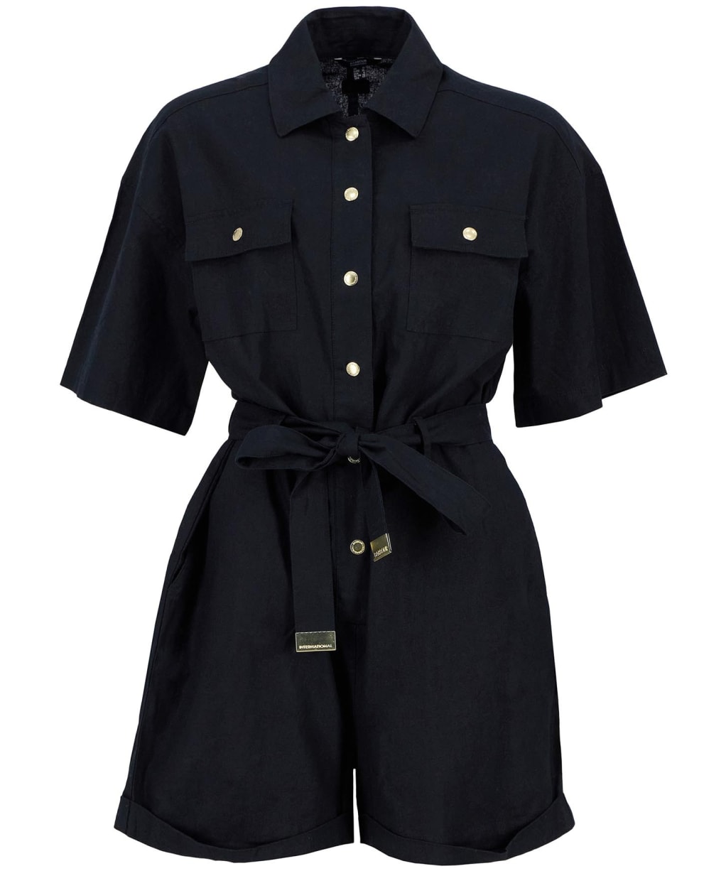 Women's Barbour International Priya Playsuit - Black