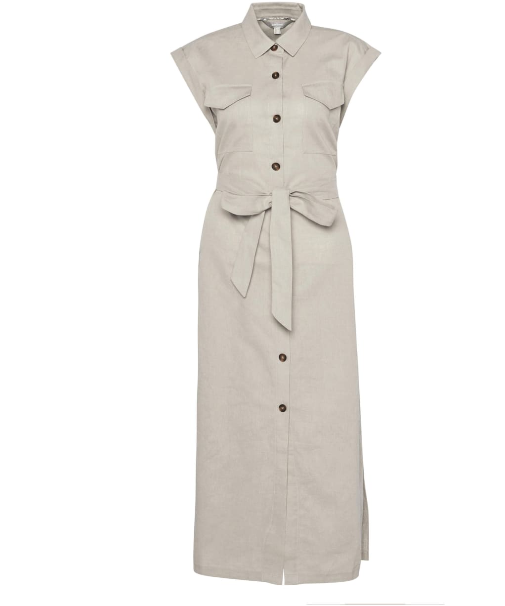 Women's Barbour Birdie Maxi Dress - Light Sand
