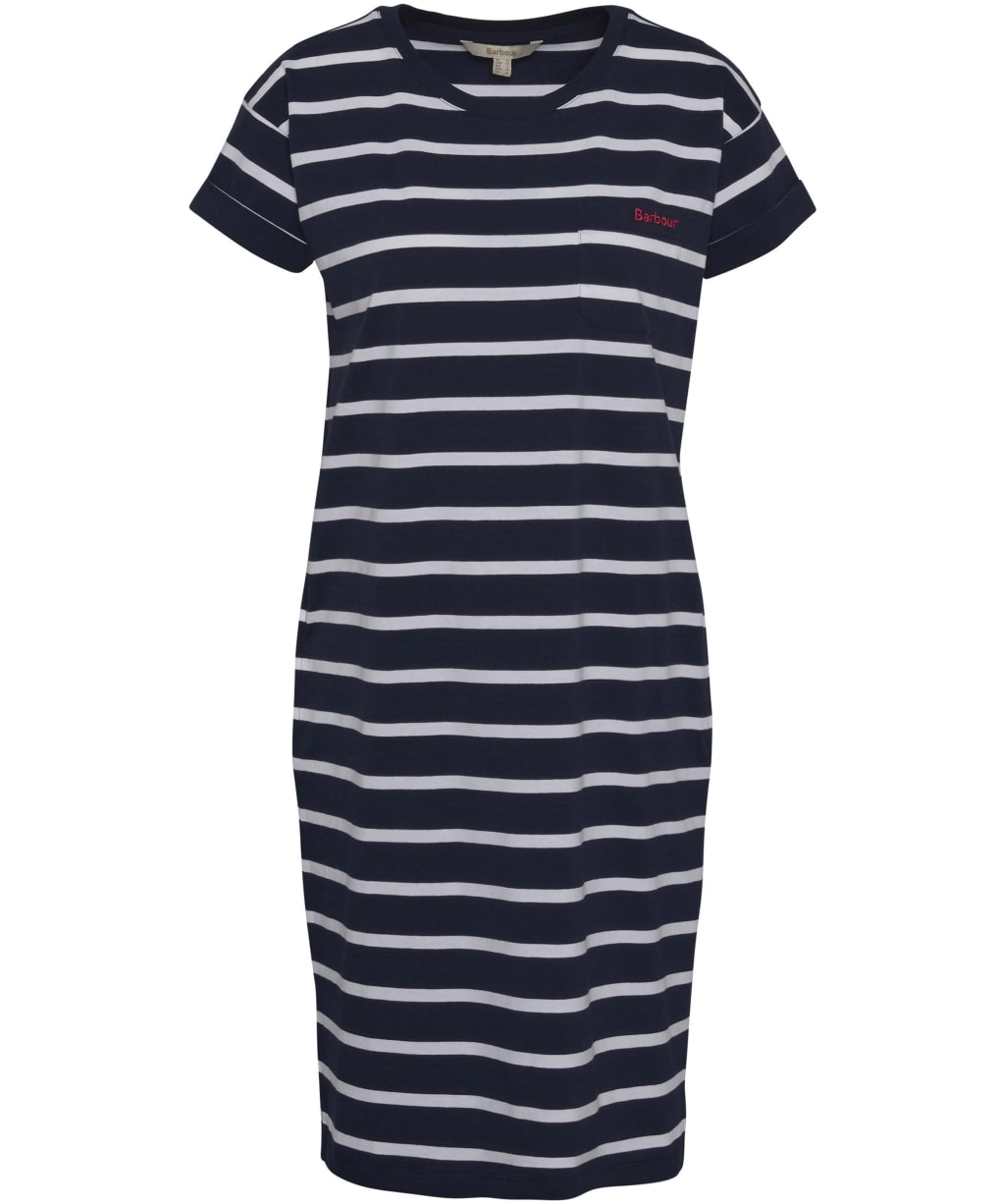 Women's Barbour Otterburn Stripe Dress - Navy