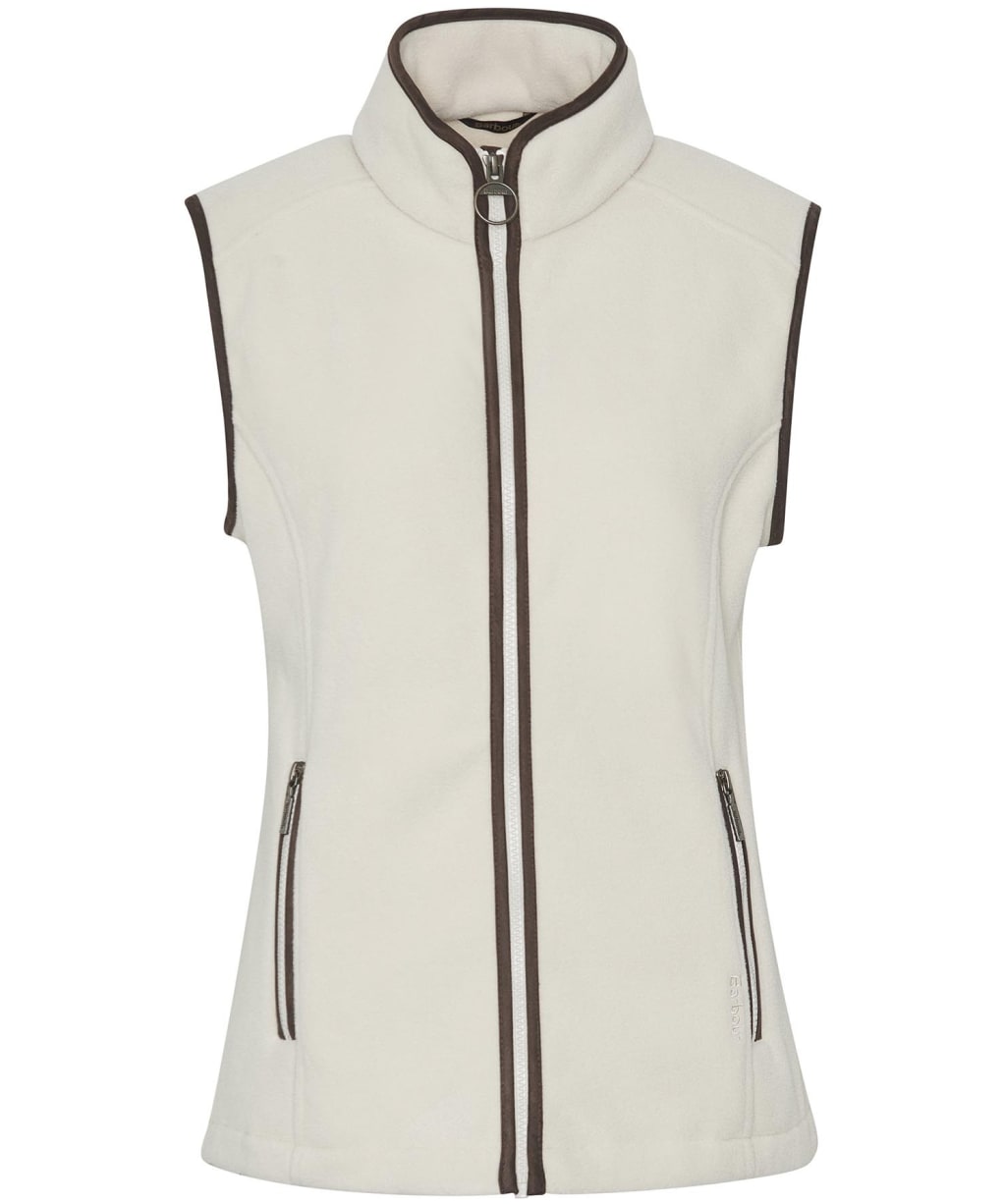 Women's Barbour Country Colton Fleece Gilet - Pearl