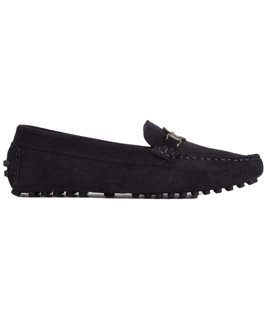 Women's Barbour Laire Driving Shoe - Navy Suede