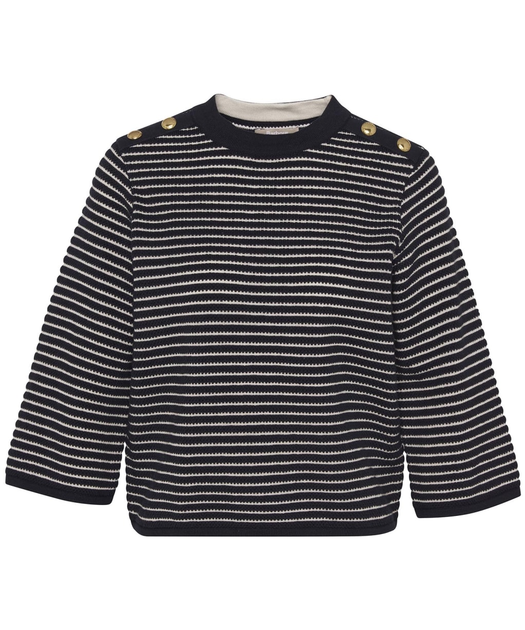 Women's Barbour Macy Knitted Jumper - Dark Navy Stripe