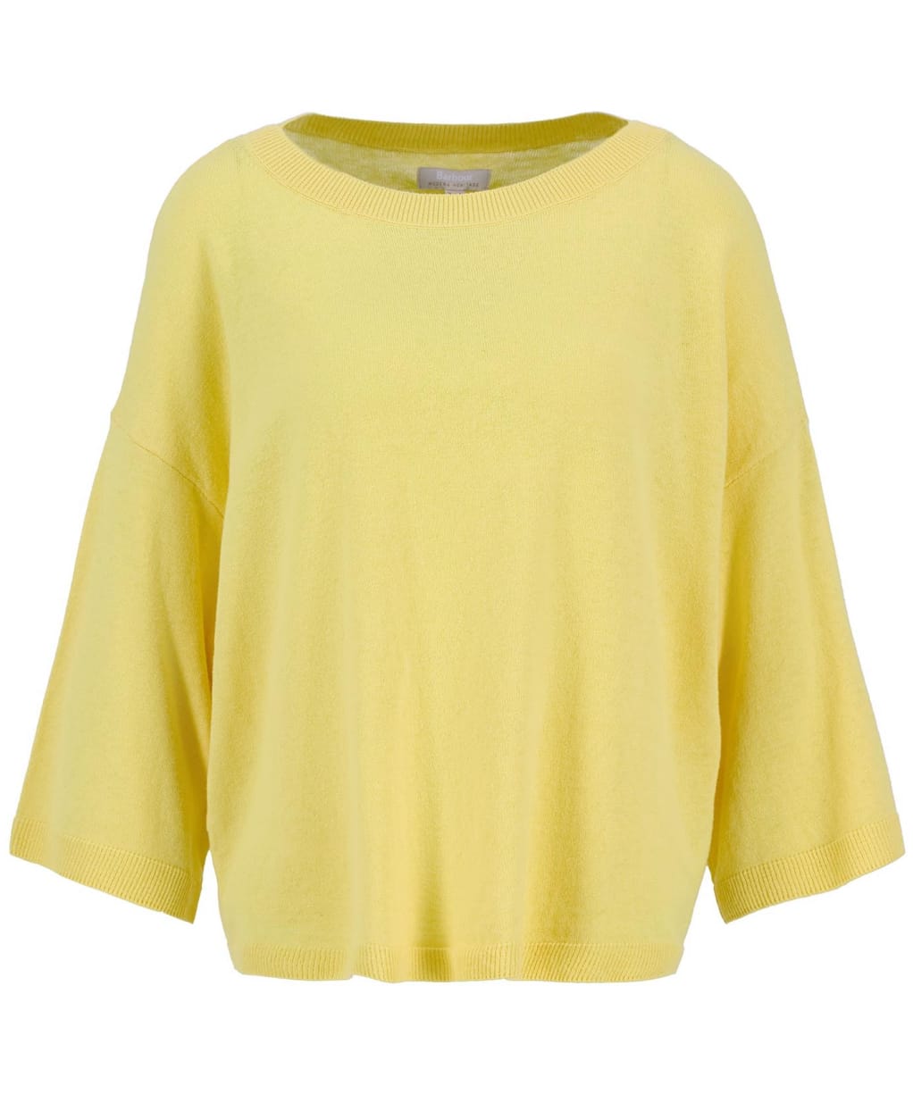 Women's Barbour Lucy Knitted Jumper - Sunray Yellow