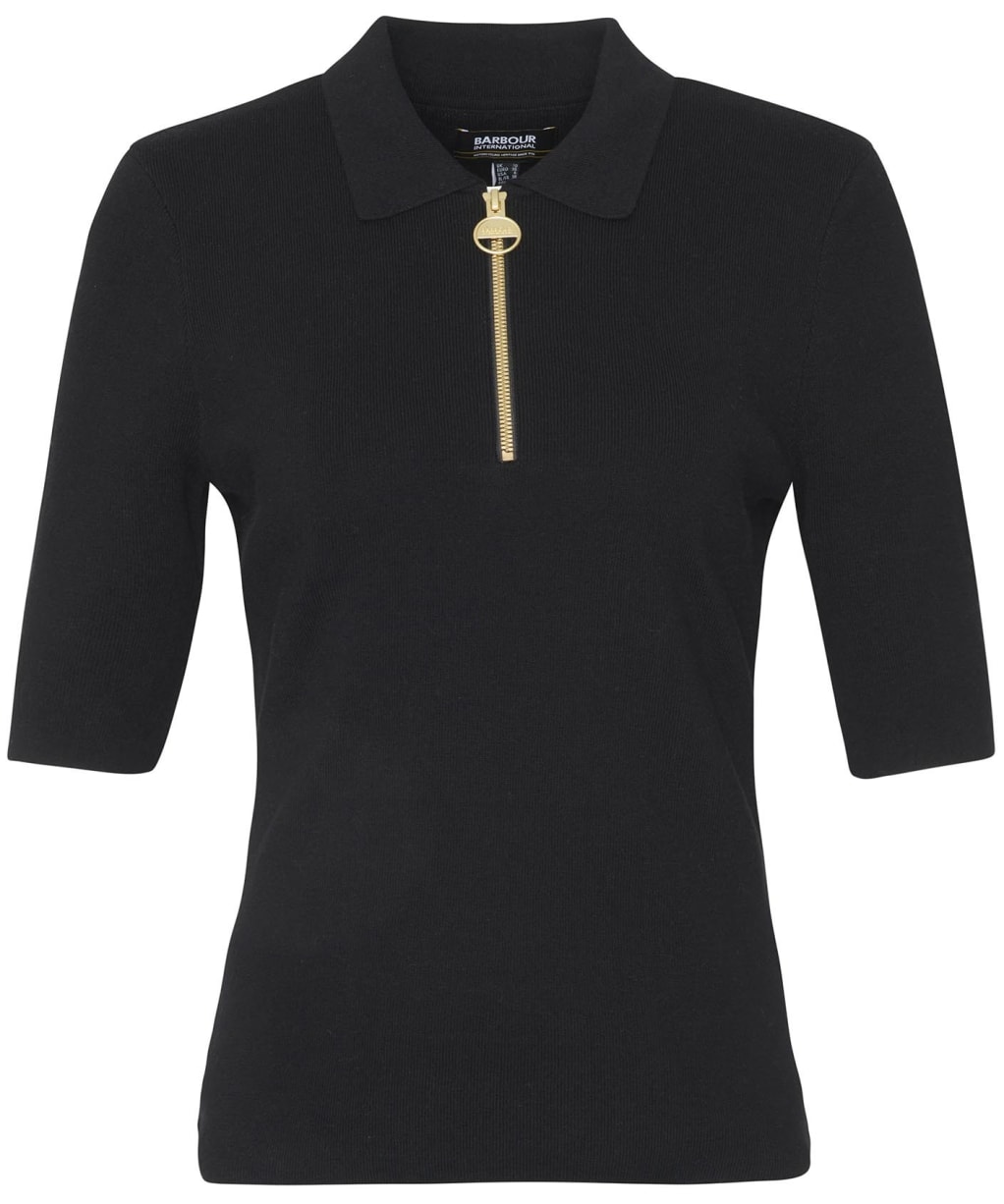 Women's Barbour International Emerson Knitted Jumper - Black