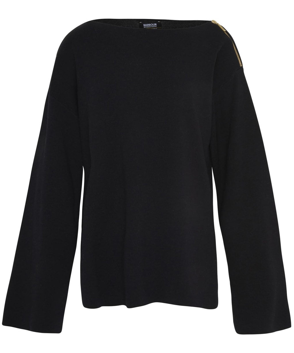 Women's Barbour International Kyra Knitted Jumper - Black