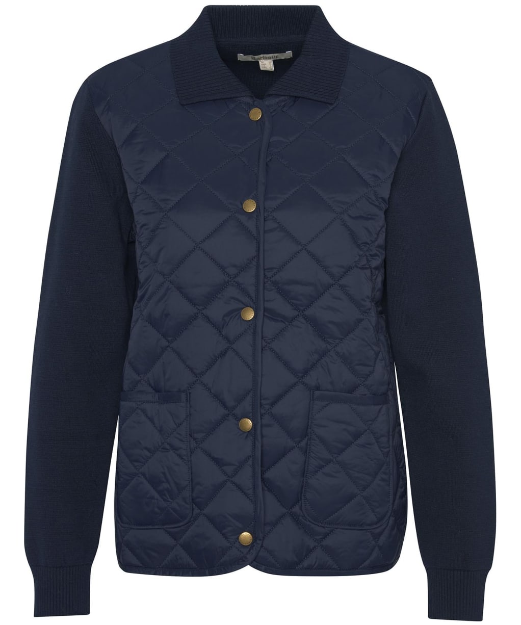 Women's Barbour Hollies Knitted Cardigan - Navy