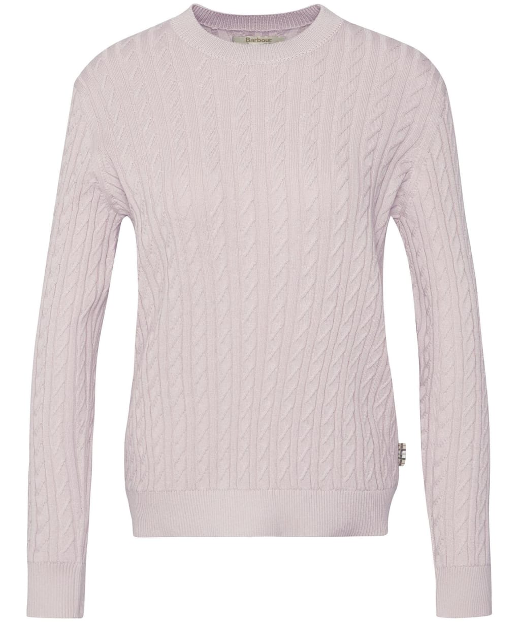 Women's Barbour Hartland Crew Knitted Jumper - Primrose Pink
