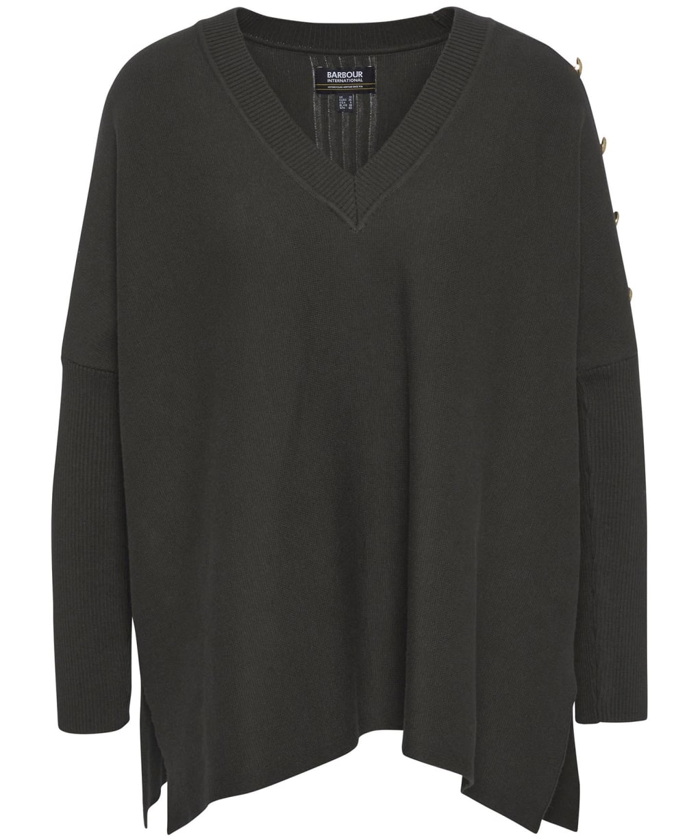 Women's Barbour International Sierra Knitted Jumper - Envy
