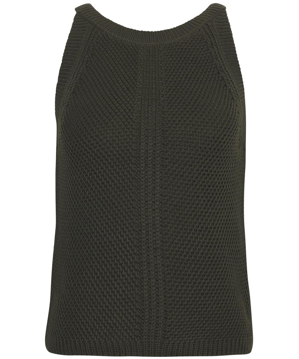 Women's Barbour International Dakota Sleeveless Knitted Jumper - Envy