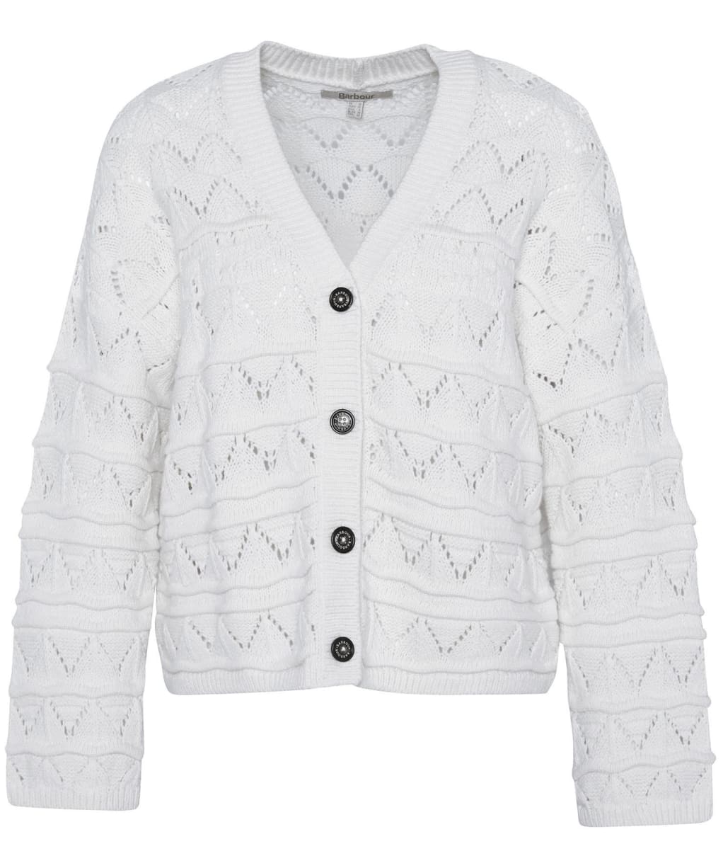Women's Barbour Isla Knitted Cardigan - Cloud