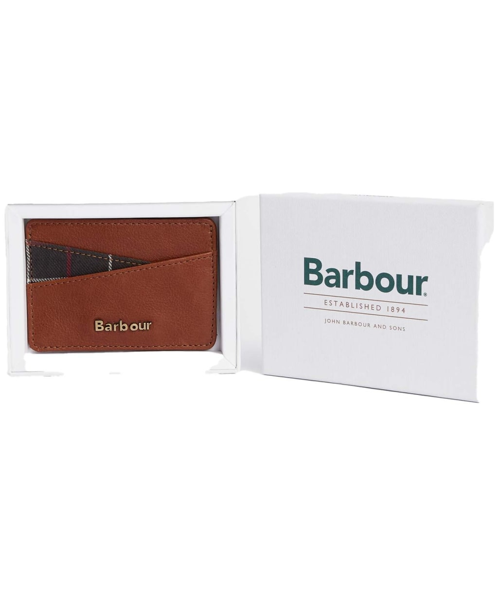 Women's Barbour Katrine Leather Card Holder - Brown