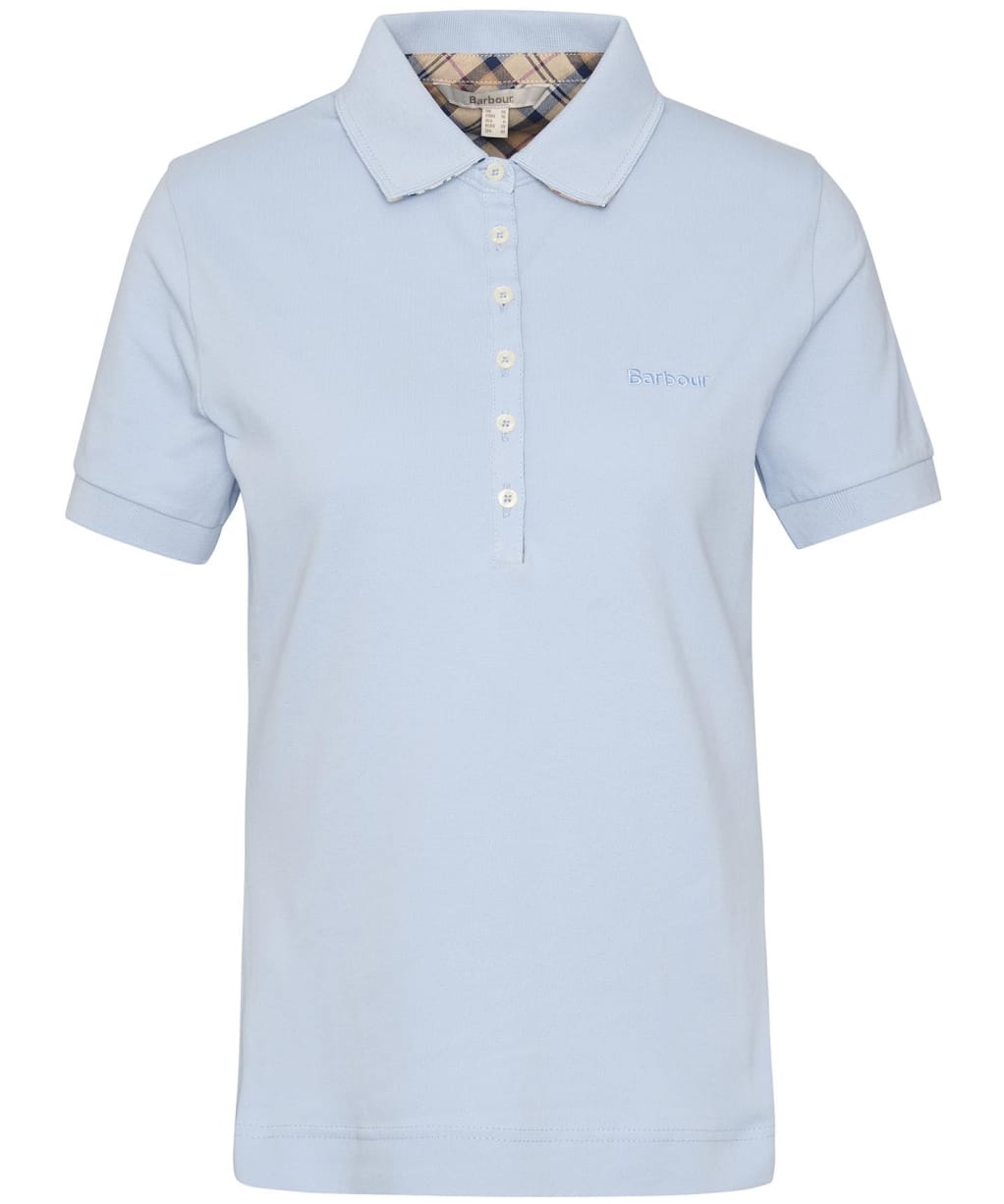 Women's Barbour Portsdown Top - Breeze Blue / Hessian