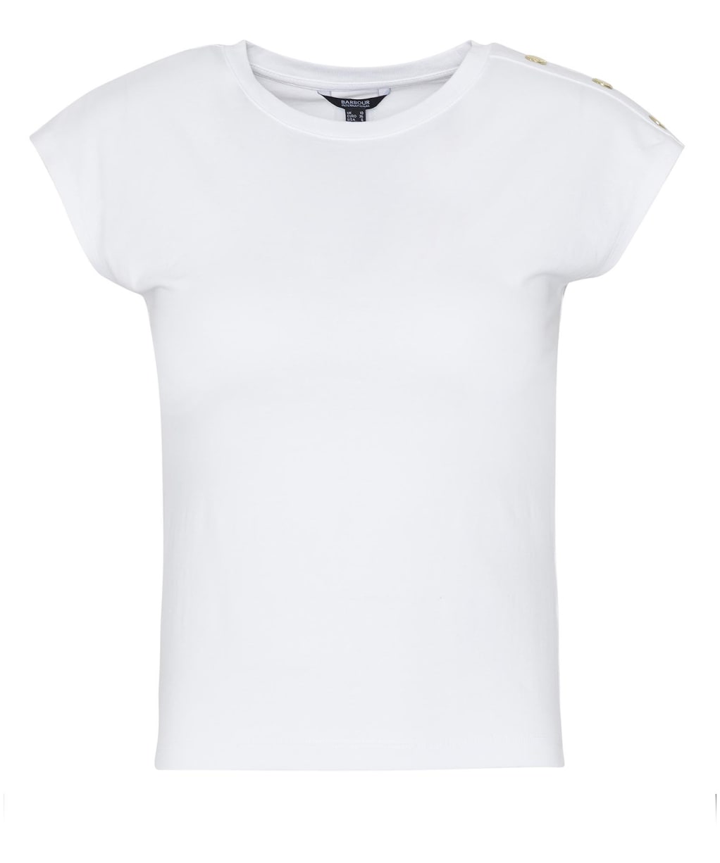 Women's Barbour International Priya Top - White