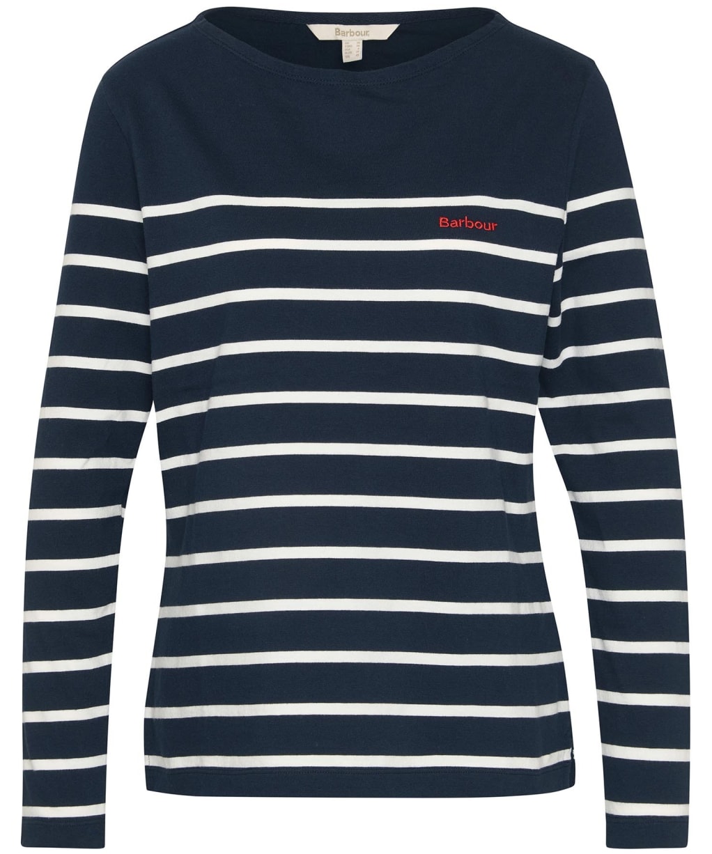 Women's Barbour Bradley Top - Navy Stripe