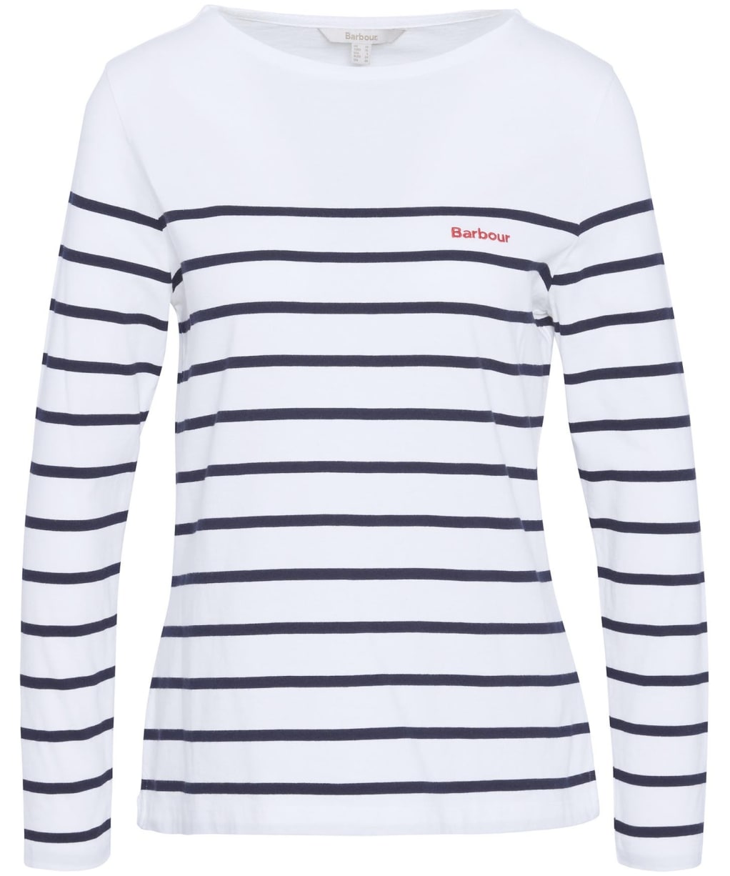 Women's Barbour Bradley Top - Cloud Stripe