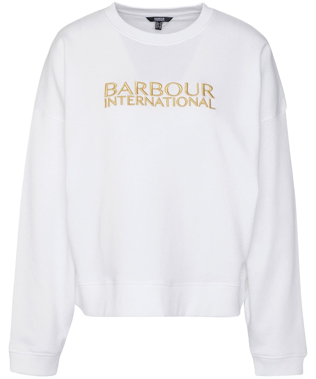 Women's Barbour International Dakota Sweatshirt - White