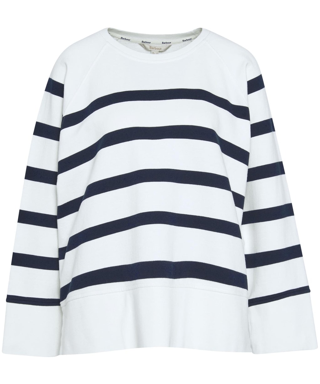 Women's Barbour Delaney Sweatshirt - Cloud Stripe