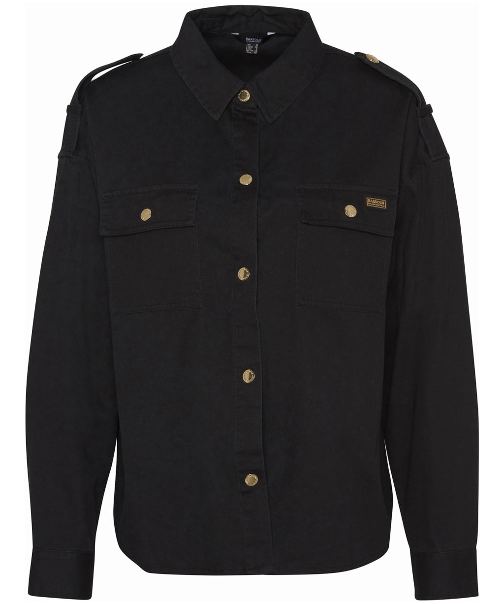 Women's Barbour International Emerson Overshirt - Black