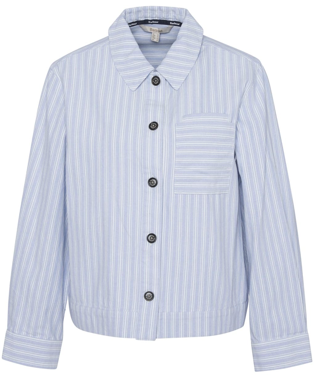 Women's Barbour June Overshirt - Chambray Stripe