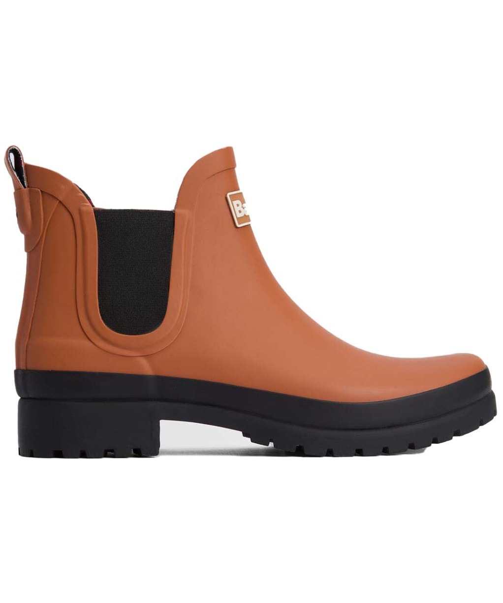 Women's Barbour Mallow Chelsea Wellington Boots - BRAN/BLACK