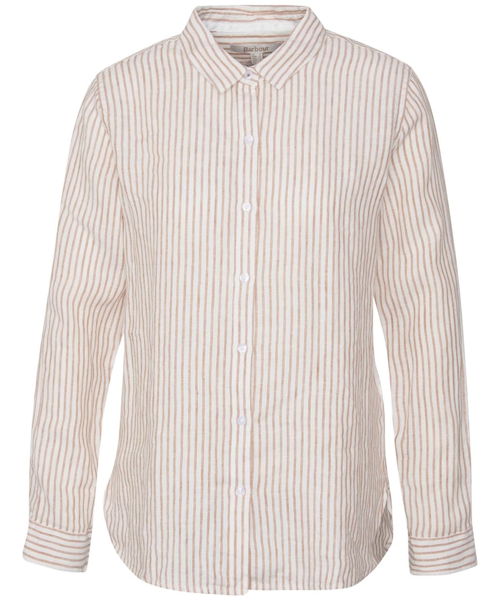 Women's Barbour Marine Shirt - BRAN STRIPE