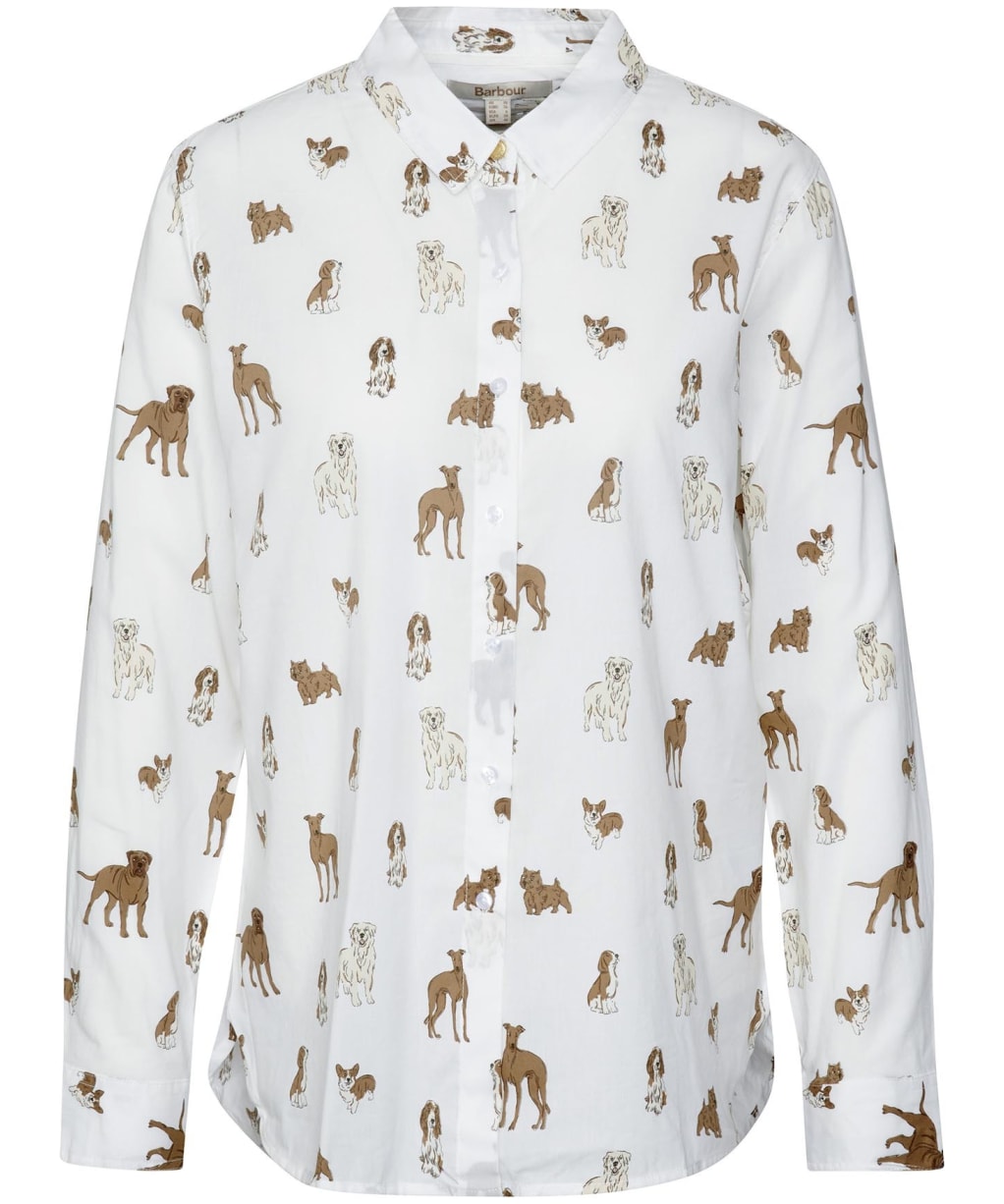 Women’s Barbour Safari Shirt - Dog Print