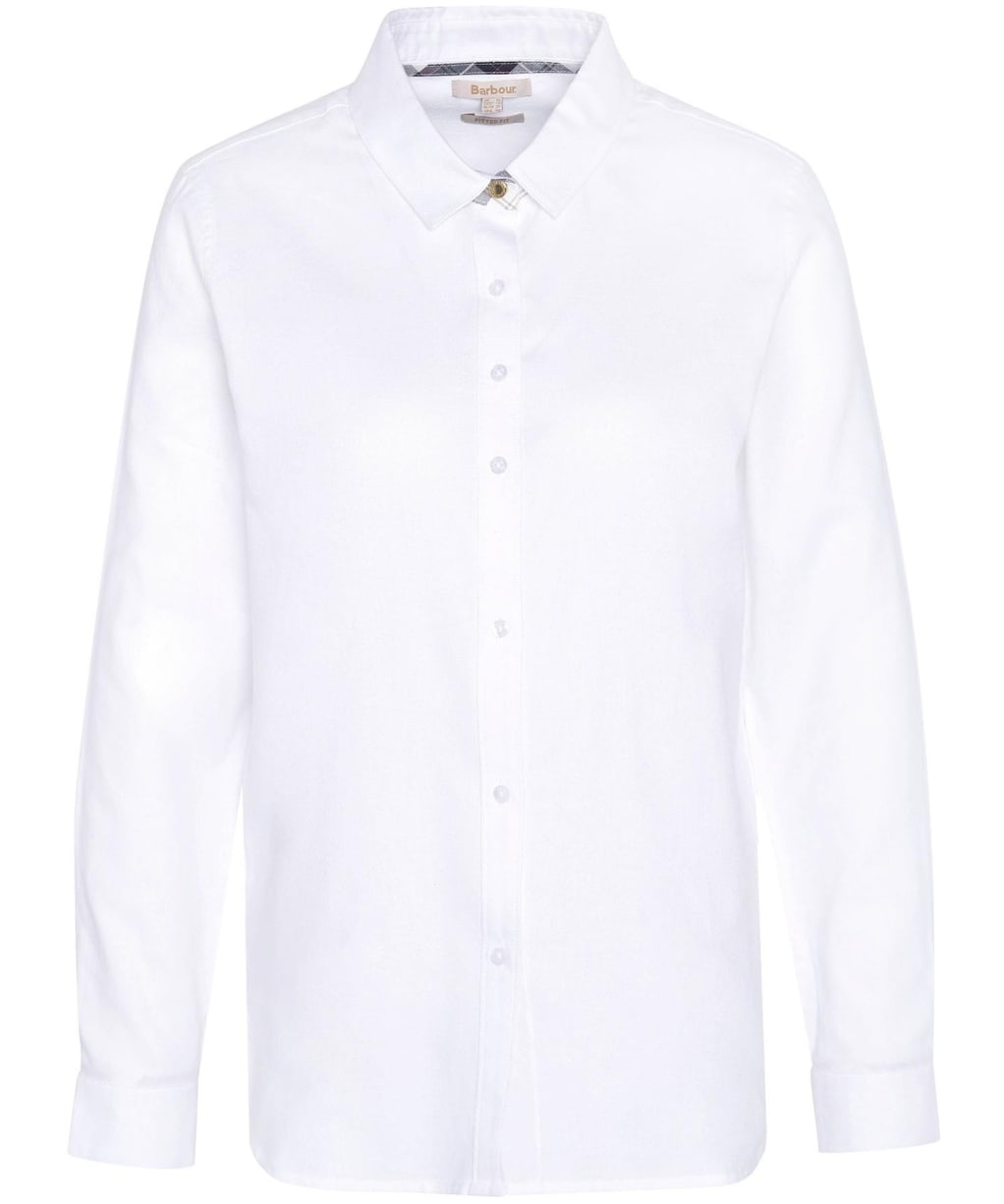 Women's Barbour Glades Shirt - White / Gardenia
