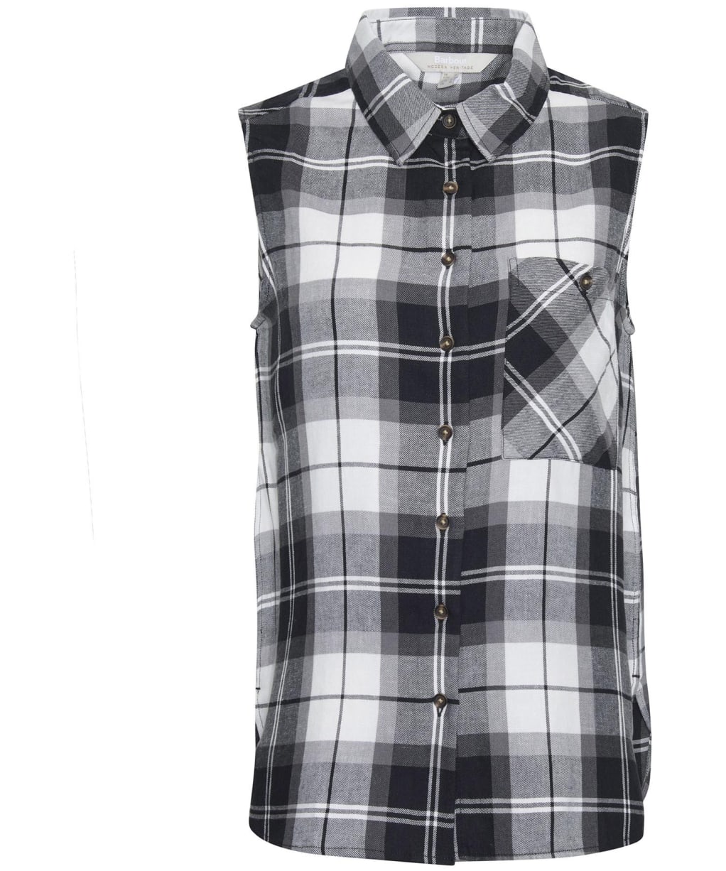 Women's Barbour Agnes Shirt - Monochrome Tartan 
