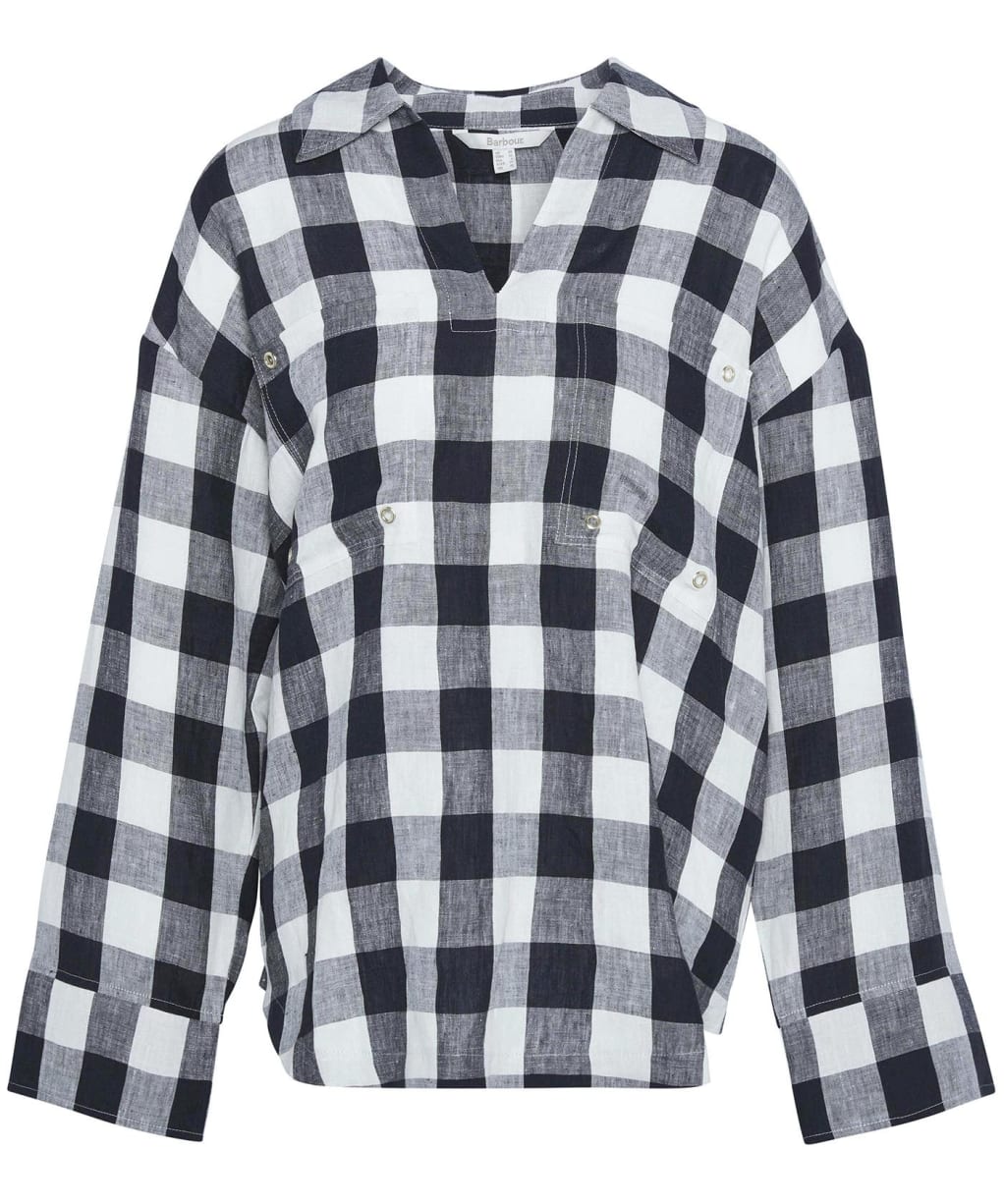Women's Barbour Maya Top - Ecru / Black
