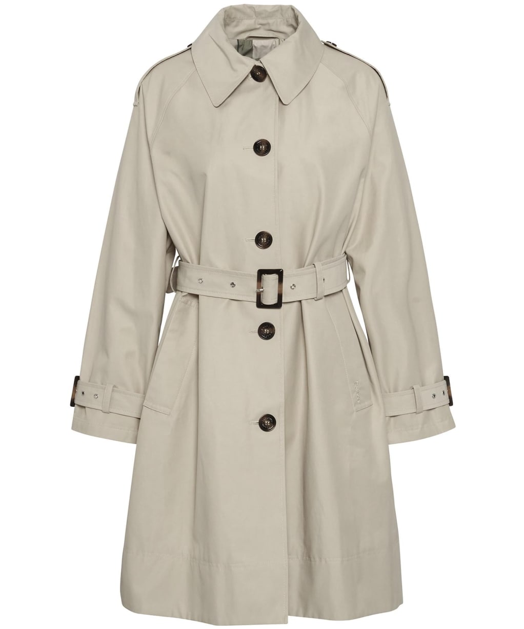 Women's Barbour Maia Showerproof Jacket - Light Sand / Rosemary Tartan