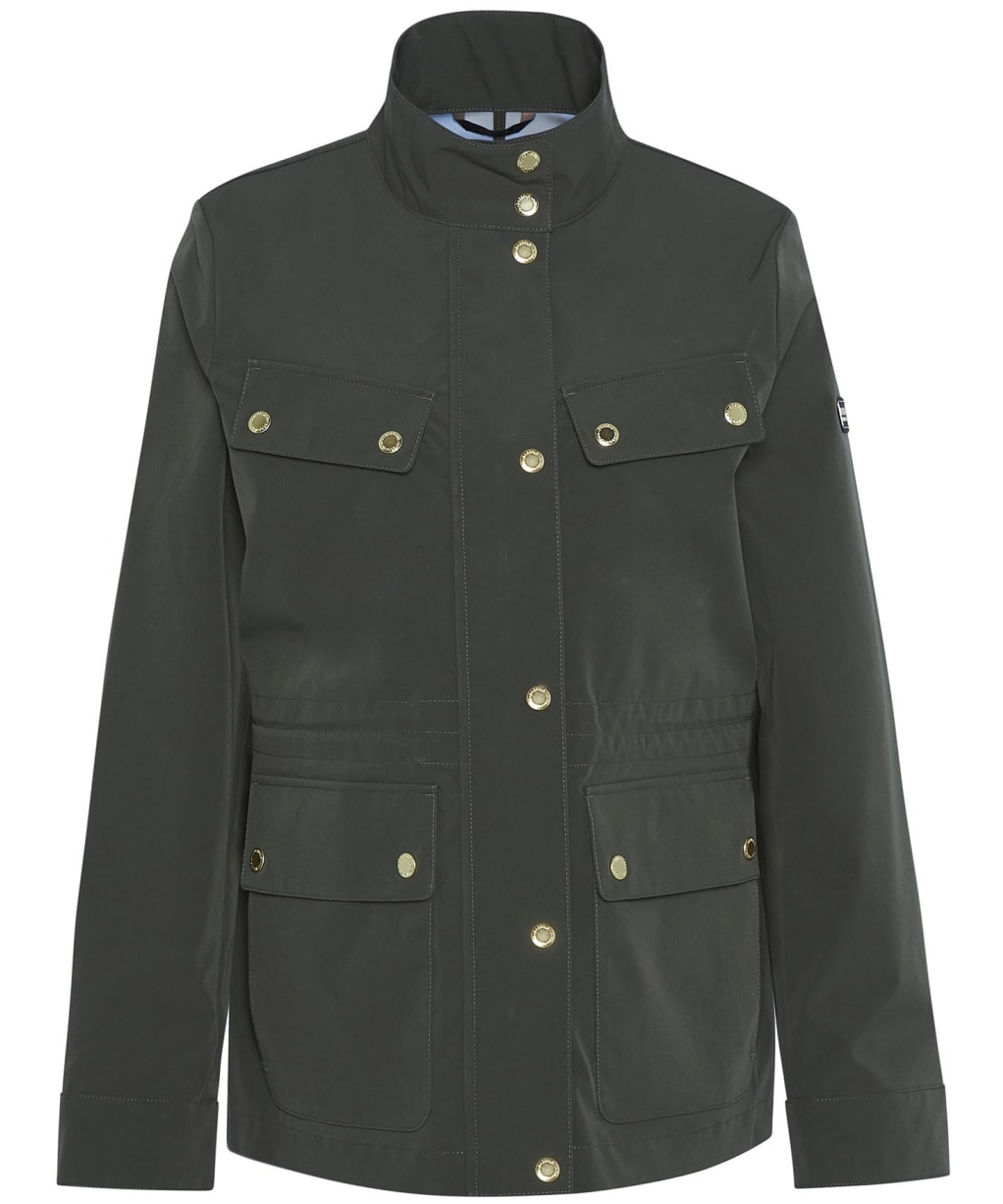 Women's Barbour International Brea Showerproof Jacket - Envy Green