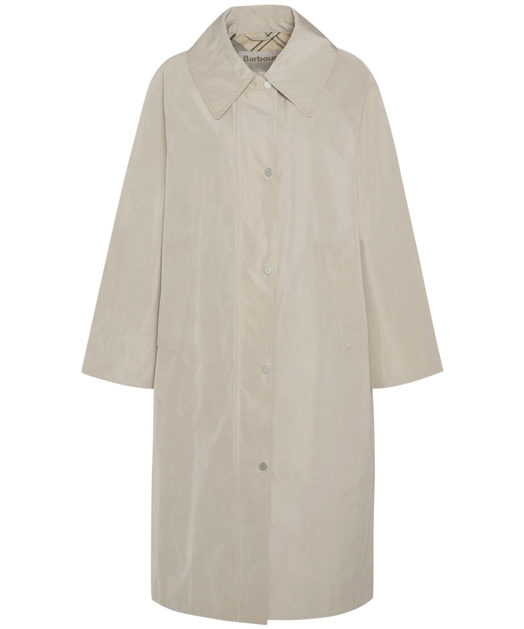 Women's Barbour Sonnet Showerproof Jacket - Light Sand / Safari Tartan