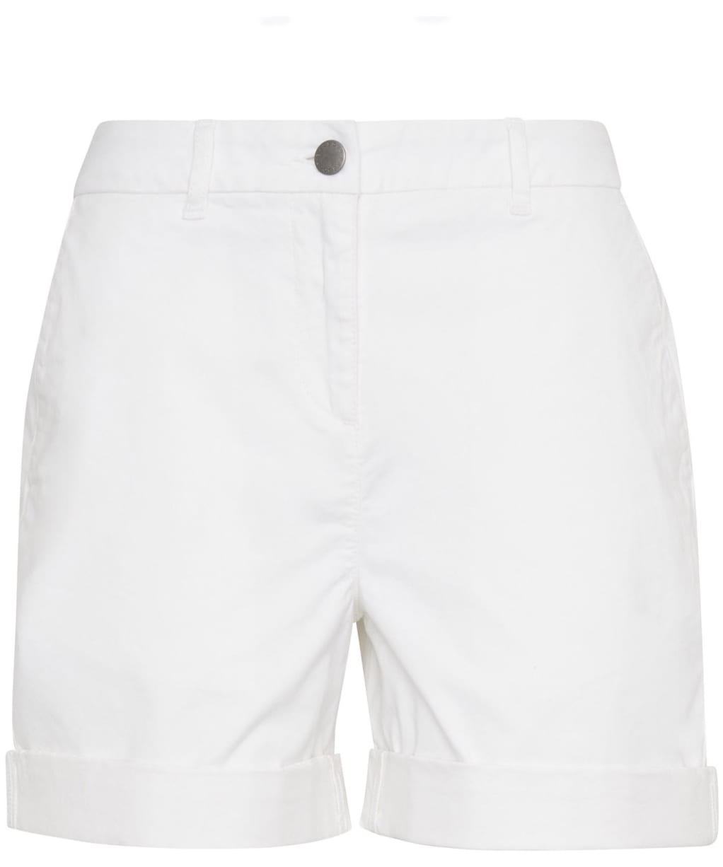 Women's Barbour Chino Shorts - White