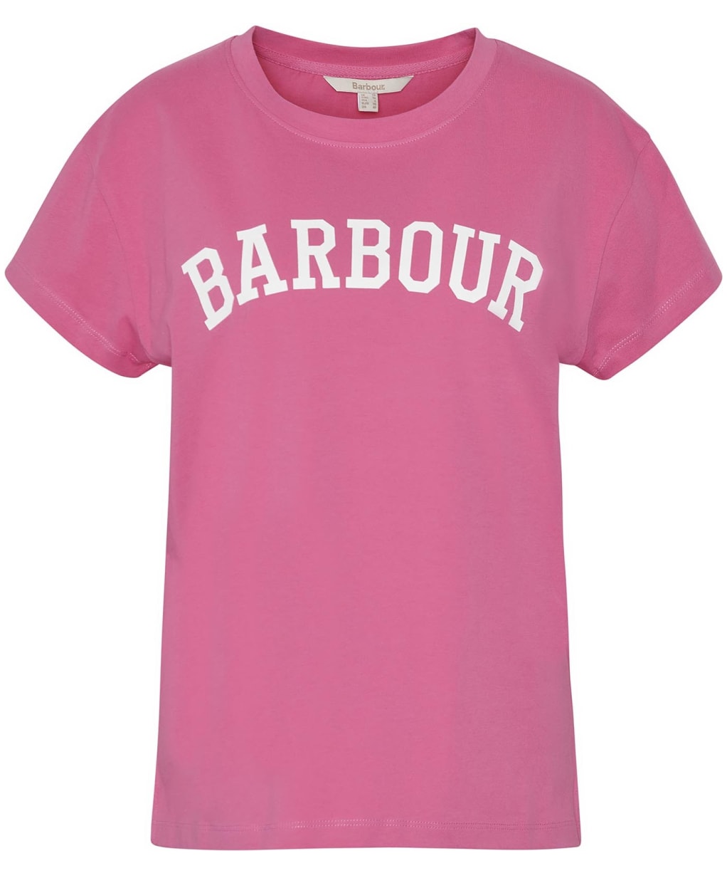 Women's Barbour Northumberland Classic T-Shirt - Rose Pink