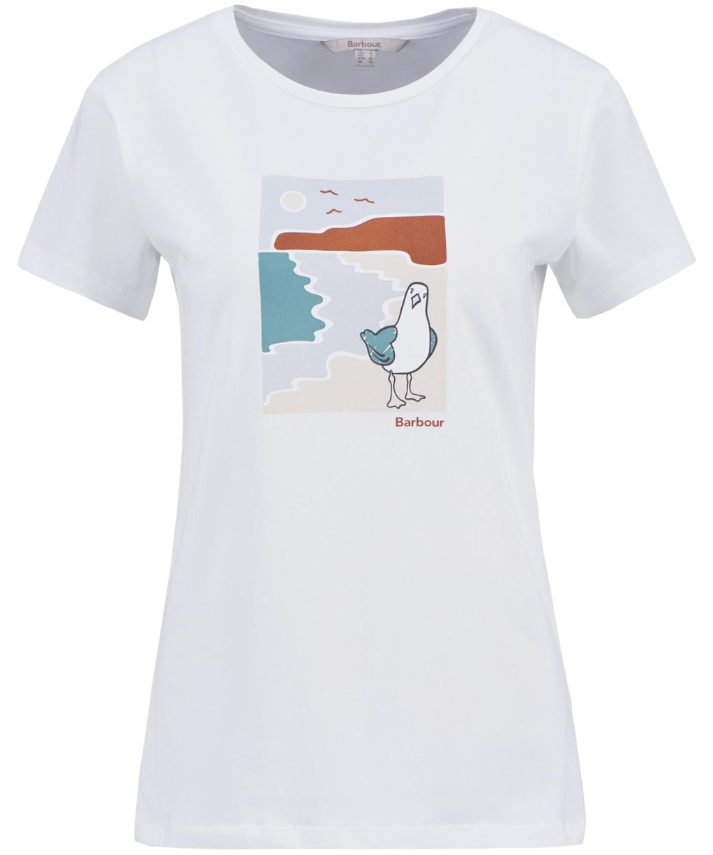 Women's Barbour Merseyside T-Shirt - White