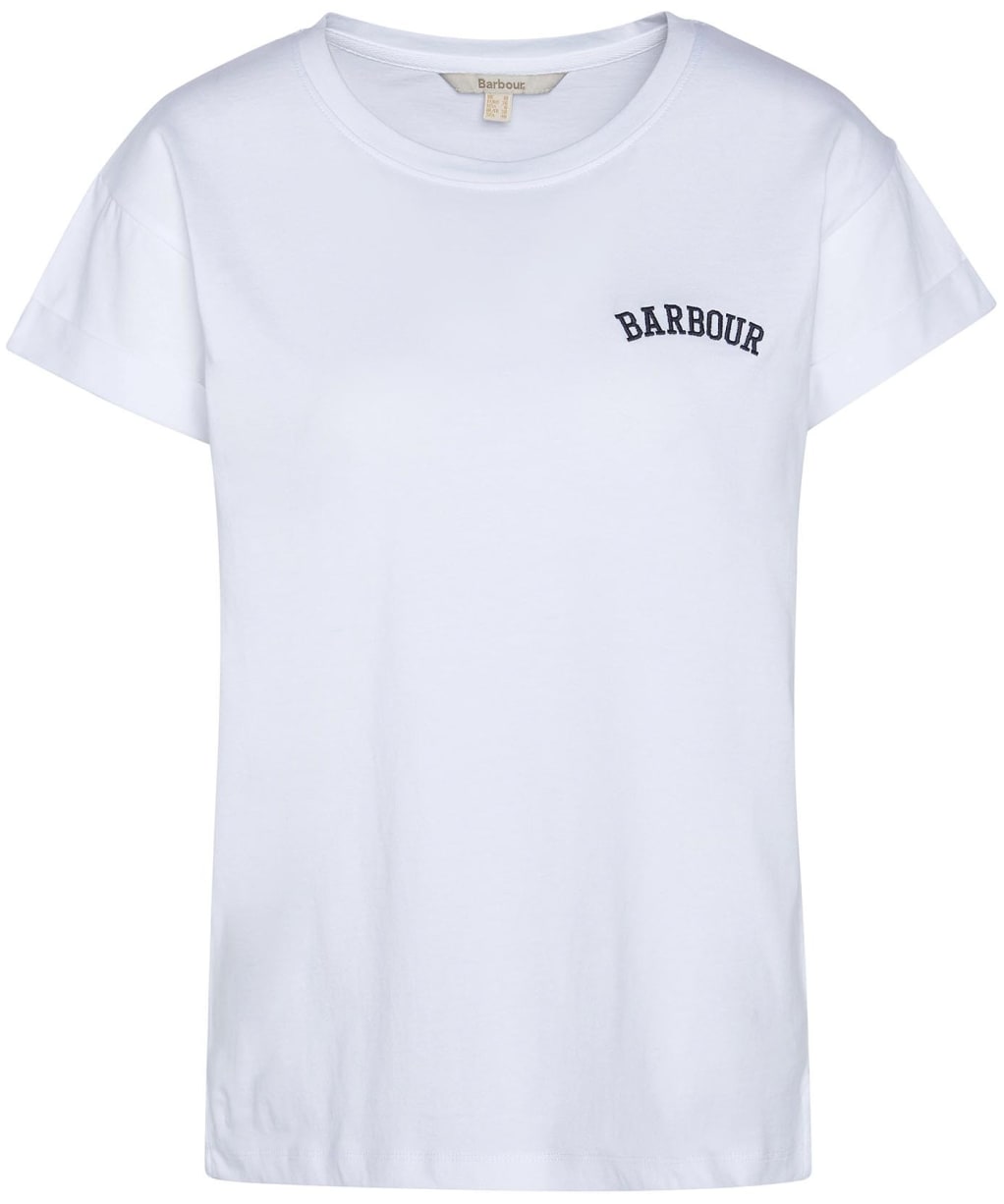 Women's Barbour Kenmore T-Shirt - White